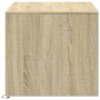 Mesa de centro con luces LED madera de ingeniería roble Sonoma de , Mesas de centro - Ref: Foro24-851993, Precio: 97,49 €, De...