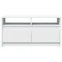 Mesa de centro con luces LED madera ingeniería blanca de , Mesas de centro - Ref: Foro24-851991, Precio: 89,48 €, Descuento: %