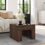 Mesa de centro con Infinity LED marrón roble 40x40x30 cm de , Mesas de centro - Ref: Foro24-847601, Precio: 57,66 €, Descuent...