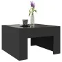 Mesa de centro con Infinity LED negro 50x50x30 cm de , Mesas de centro - Ref: Foro24-847603, Precio: 69,72 €, Descuento: %
