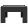 Mesa de centro con Infinity LED negro 50x50x30 cm de , Mesas de centro - Ref: Foro24-847603, Precio: 70,59 €, Descuento: %