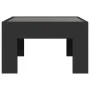 Mesa de centro con Infinity LED negro 50x50x30 cm de , Mesas de centro - Ref: Foro24-847603, Precio: 69,72 €, Descuento: %