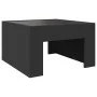 Mesa de centro con Infinity LED negro 50x50x30 cm de , Mesas de centro - Ref: Foro24-847603, Precio: 69,72 €, Descuento: %