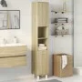 Armario de baño madera ingeniería roble Sonoma 30,5x30x179 cm de , Muebles de baño - Ref: Foro24-849631, Precio: 68,58 €, Des...