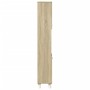 Armario de baño madera ingeniería roble Sonoma 30,5x30x179 cm de , Muebles de baño - Ref: Foro24-849631, Precio: 70,92 €, Des...