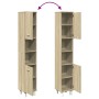 Armario de baño madera ingeniería roble Sonoma 30,5x30x179 cm de , Muebles de baño - Ref: Foro24-849631, Precio: 70,92 €, Des...