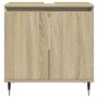 Armario de baño madera de ingeniería roble Sonoma 58x33x60 cm de , Muebles de baño - Ref: Foro24-849673, Precio: 51,88 €, Des...