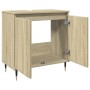 Armario de baño madera de ingeniería roble Sonoma 58x33x60 cm de , Muebles de baño - Ref: Foro24-849673, Precio: 51,88 €, Des...