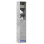 Aparador con LED madera ingeniería gris hormigón 36x32,5x200 cm de , Aparadores - Ref: Foro24-852127, Precio: 83,31 €, Descue...
