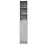 Aparador con LED madera ingeniería gris hormigón 36x32,5x200 cm de , Aparadores - Ref: Foro24-852127, Precio: 82,22 €, Descue...