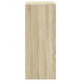 Aparador con LED madera de ingeniería roble Sonoma 77x34x85 cm de , Aparadores - Ref: Foro24-852133, Precio: 77,54 €, Descuen...