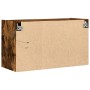 Mueble de TV de pared con luces LED roble ahumado 80x31x45 cm de , Muebles TV - Ref: Foro24-852289, Precio: 67,72 €, Descuent...