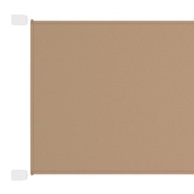 Toldo vertical tela oxford gris taupé 140x600 cm de vidaXL, Sombrillas - Ref: Foro24-148412, Precio: 46,26 €, Descuento: %
