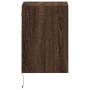 Muebles TV de pared luces LED 2 uds marrón roble 41x31x45 cm de , Muebles TV - Ref: Foro24-852326, Precio: 87,11 €, Descuento: %