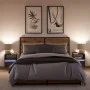 Mesitas de noche de pared con luces LED 2 unidades roble marrón de , Mesitas de noche - Ref: Foro24-3307988, Precio: 85,81 €,...