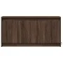 Mueble de TV LED madera ingeniería marrón roble 100x34x50 cm de , Muebles TV - Ref: Foro24-852214, Precio: 76,97 €, Descuento: %