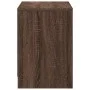 Mueble de TV LED madera ingeniería marrón roble 100x34x50 cm de , Muebles TV - Ref: Foro24-852214, Precio: 76,97 €, Descuento: %
