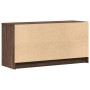 Mueble de TV LED madera ingeniería marrón roble 100x34x50 cm de , Muebles TV - Ref: Foro24-852214, Precio: 77,97 €, Descuento: %