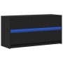 Mueble de TV con LED madera de ingeniería negro 100x34x50 cm de , Muebles TV - Ref: Foro24-852216, Precio: 106,43 €, Descuent...