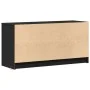Mueble de TV con LED madera de ingeniería negro 100x34x50 cm de , Muebles TV - Ref: Foro24-852216, Precio: 102,33 €, Descuent...