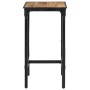 Set de mesa alta y taburetes 3 pzas madera maciza mango y metal de , muebles para cocinas y comedores - Ref: Foro24-3216419, ...
