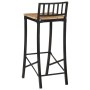 Set de mesa alta y taburetes 3 pzas madera maciza mango y metal de , muebles para cocinas y comedores - Ref: Foro24-3216410, ...