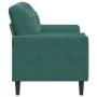 Zweiplätziges Sofa mit dunkelgrünen Samtkissen, 140 cm. von , Sofas - Ref: Foro24-3278221, Preis: 250,43 €, Rabatt: %