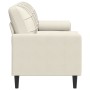 Sofá de 3 plazas con cojines terciopelo color crema 180 cm de , Sofás - Ref: Foro24-3278237, Precio: 338,99 €, Descuento: %