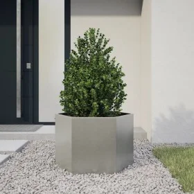 Jardinera hexagonal acero inoxidable 69x60x45 cm de , Maceteros y jardineras - Ref: Foro24-851126, Precio: 75,31 €, Descuento: %
