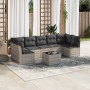 Set de sofás de jardín 8 pzas y cojines ratán sintético gris de , Conjuntos de jardín - Ref: Foro24-3217442, Precio: 498,08 €...