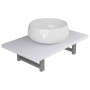 Conjunto de muebles de baño 2 piezas cerámica blanco de , Muebles de baño - Ref: Foro24-279343, Precio: 99,33 €, Descuento: %