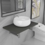 Conjunto de muebles de baño 2 piezas cerámica gris de , Muebles de baño - Ref: Foro24-279334, Precio: 92,66 €, Descuento: %