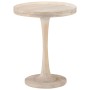 Mesa auxiliar de madera maciza de mango Ø60x75 cm de , Mesas auxiliares - Ref: Foro24-320598, Precio: 189,56 €, Descuento: %