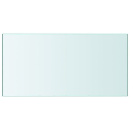 Superficie de mesa vidrio templado transparente 50x100 cm de , Tableros para mesas - Ref: Foro24-345074, Precio: 80,10 €, Des...