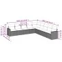 Set muebles jardín 9 pzas y cojines ratán sintético gris claro by , Modular outdoor sofas - Ref: Foro24-3251429, Price: 605,3...