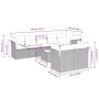 Set muebles jardín 9 pzas y cojines ratán sintético gris claro de , Conjuntos de jardín - Ref: Foro24-3249761, Precio: 645,04...