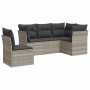 Set de sofás jardín y cojines 5 pzas ratán sintético gris claro de , Conjuntos de jardín - Ref: Foro24-3217642, Precio: 352,1...