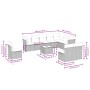 Set de sofás de jardín 11 pzas y cojines ratán sintético gris de , Conjuntos de jardín - Ref: Foro24-3249651, Precio: 702,39 ...