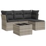 Set de sofás jardín y cojines 5 pzas ratán sintético gris claro de , Conjuntos de jardín - Ref: Foro24-3217552, Precio: 317,7...