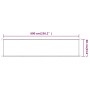 Toldo vertical tela oxford azul 60x600 cm de vidaXL, Sombrillas - Ref: Foro24-148447, Precio: 28,52 €, Descuento: %