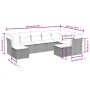 Set muebles jardín 9 pzas y cojines ratán sintético gris claro de , Conjuntos de jardín - Ref: Foro24-3250411, Precio: 589,06...