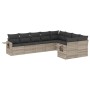Set muebles jardín 9 pzas y cojines ratán sintético gris claro de , Conjuntos de jardín - Ref: Foro24-3252979, Precio: 609,78...