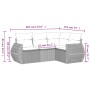 Set de sofás de jardín 4 pzas y cojines ratán sintético gris de , Conjuntos de jardín - Ref: Foro24-3221311, Precio: 318,23 €...