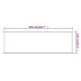 Toldo vertical tela oxford azul 100x360 cm de vidaXL, Sombrillas - Ref: Foro24-148452, Precio: 18,48 €, Descuento: %