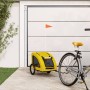 Remolque de bicicleta mascotas hierro tela Oxford amarillo de , Cochecitos para mascotas - Ref: Foro24-93959, Precio: 99,75 €...