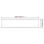 Toldo vertical tela oxford azul 60x360 cm de vidaXL, Sombrillas - Ref: Foro24-148445, Precio: 16,54 €, Descuento: %