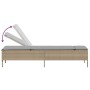 Juego de tumbonas con cojín 3 piezas ratán sintético beige de , Tumbonas - Ref: Foro24-3284266, Precio: 316,10 €, Descuento: %