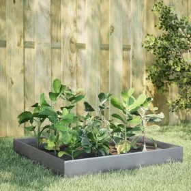 Jardinera de acero galvanizado 100x100x26 cm de , Maceteros y jardineras - Ref: Foro24-851022, Precio: 39,08 €, Descuento: %