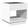 Mesita de noche con Infinity LED blanca 50x50x50 cm by , Nightstands - Ref: Foro24-3284084, Price: 84,77 €, Discount: %