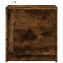 Mesita de noche luces LED 2 uds madera ingeniería roble ahumado de , Mesitas de noche - Ref: Foro24-852056, Precio: 89,13 €, ...